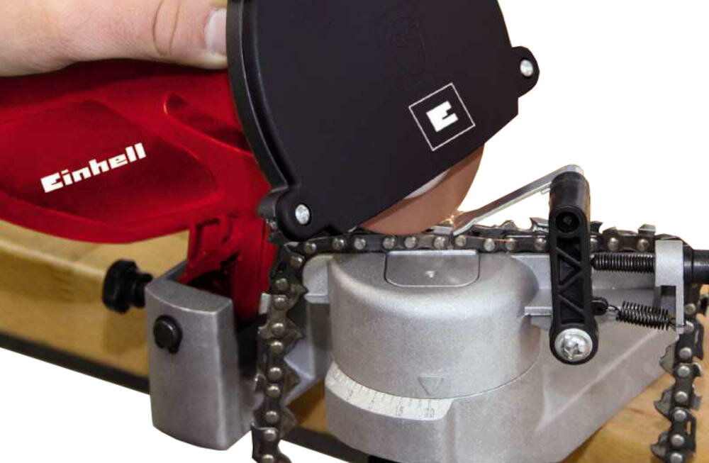 EINHELL GC-CS 85 ostrzałka łańcuch kompaktowy solidny niezawodny pomocnik ostrrzenie piła łańcuchowa