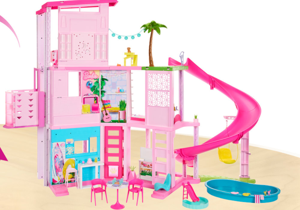 Domek Barbie Dreamhouse Dom Marzeń zabawa impreza kreatywność realizm wysokość marzenia wyposażenie
