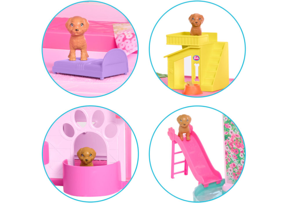 Domek Barbie Dreamhouse Dom Marzeń zabawa impreza kreatywność realizm wysokość marzenia wyposażenie