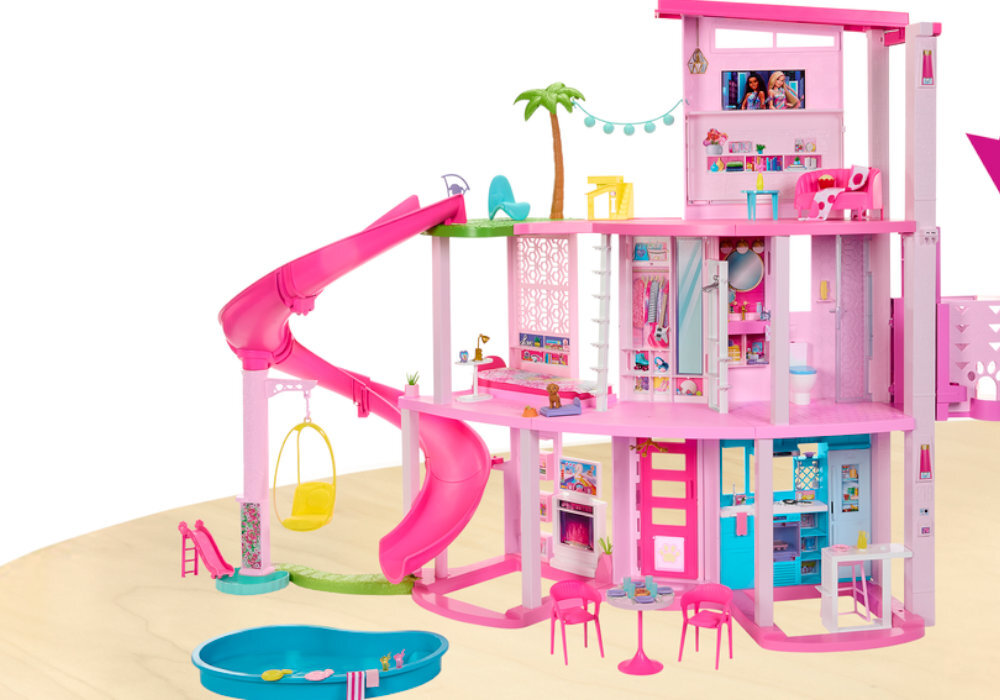 Domek Barbie Dreamhouse Dom Marzeń zabawa impreza kreatywność realizm wysokość marzenia wyposażenie