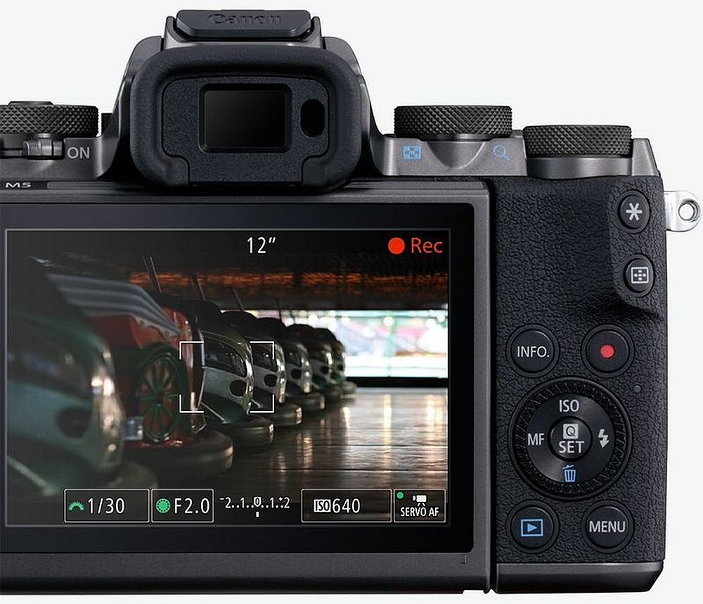 Aparat CANON Eos M5 filmowanie stabilizacja