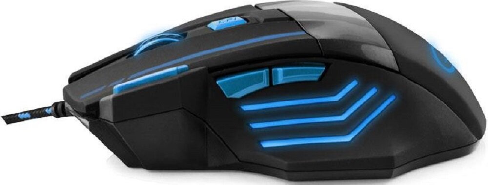 Mysz ESPERANZA 7D MX201 Wolf Niebieski - ergonomiczny ksztalt
