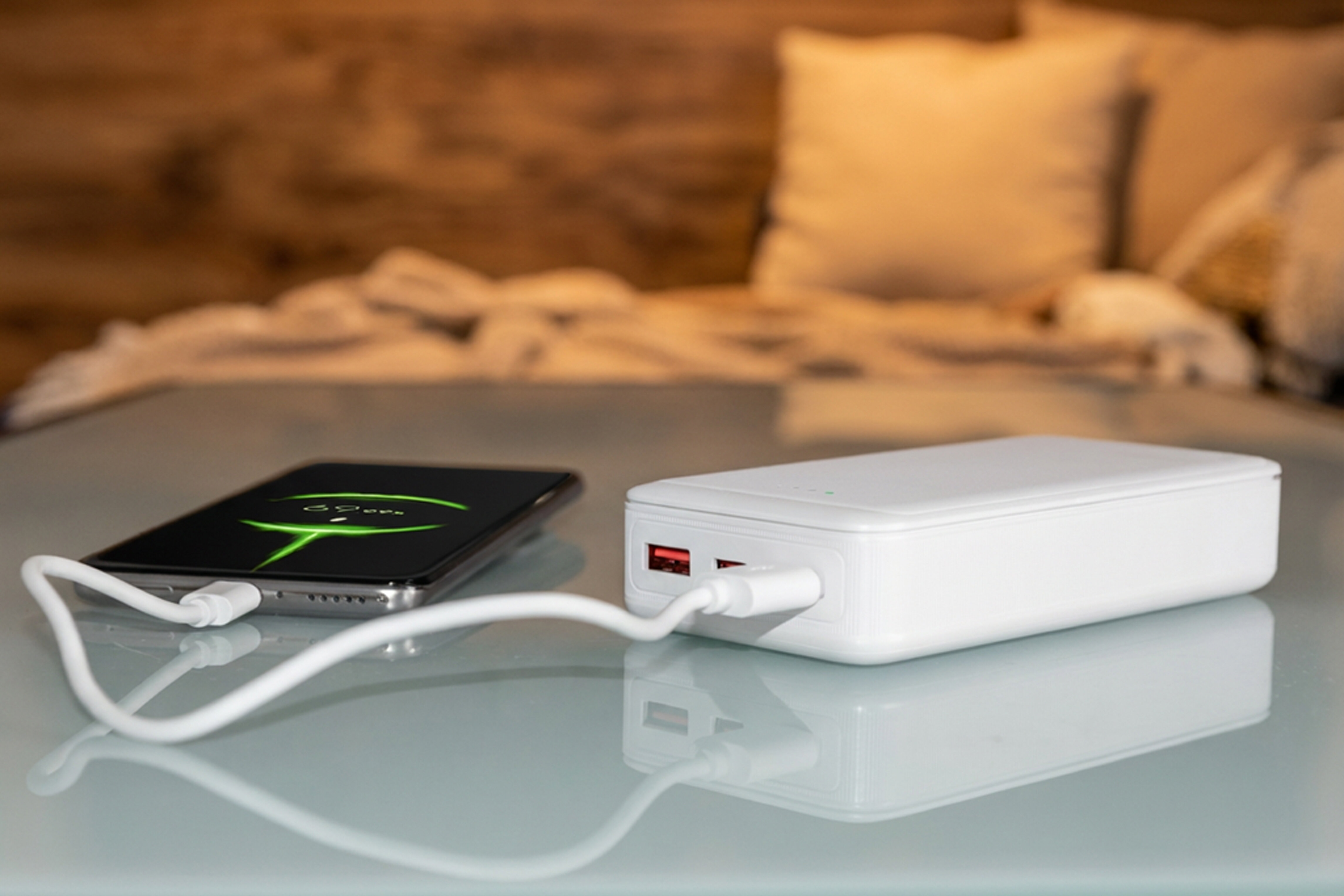 Powerbank 20000mAh Vayox duża pojemność biały