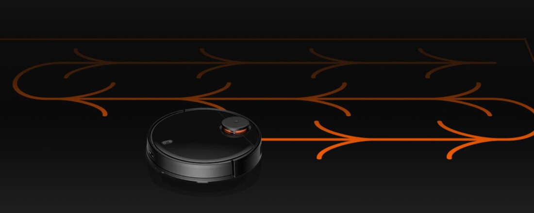 Robot sprzatajacy XIAOMI Mi Robot Vacuum-Mop Pro 2 Czarny wypsosazenie wysokiej jakosci silnik bezszczotkowy ssanie o mocy 2100Pa