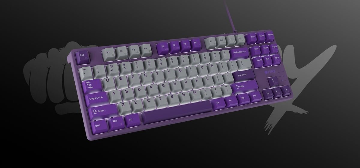 FURY Kanabo K2 - klawiatura na ciemnym tle