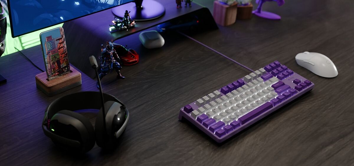 FURY Kanabo K2 technologii Hot Swap bez konieczności lutowania - zbliżenie na przełącznik