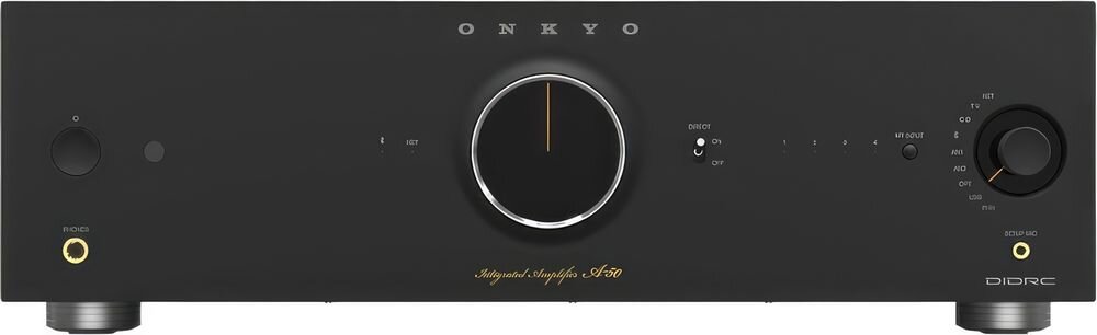 ONKYO ICON A-50 streaming Spotify Tidal Qobuz Amazon Music TuneIn AirPlay 2 Chromecast Roon Ready, urządzenie na białym tle