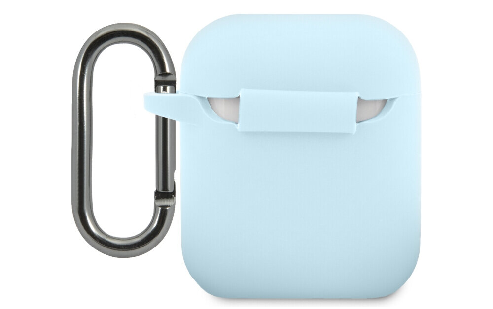 Etui na słuchawki LACOSTE Silicone do Apple AirPods 1/2 Niebieski przydatne w podróży wygodne użytkowanie