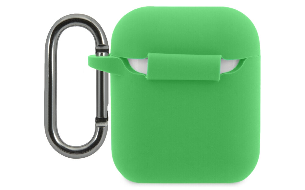 Etui na słuchawki LACOSTE Silicone do Apple AirPods 1/2 Zielony przydatne w podróży wygodne użytkowanie