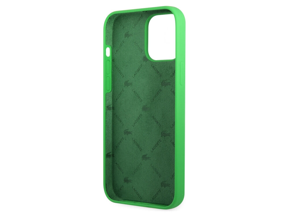 Etui LACOSTE Silicone do Apple iPhone 13 Pro Zielony etui minimalistyczne trwałe logo subtelne
