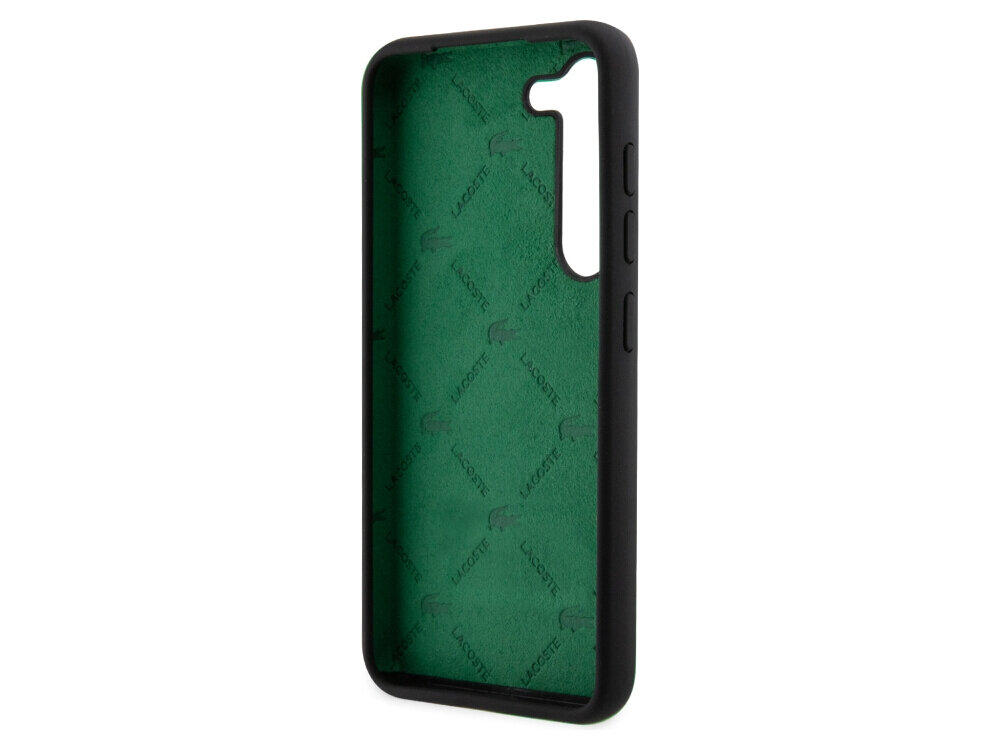 Etui LACOSTE Silicone do Samsung Galaxy S23 Czarny silikonowe etui minimalistyczne trwałe logo subtelne