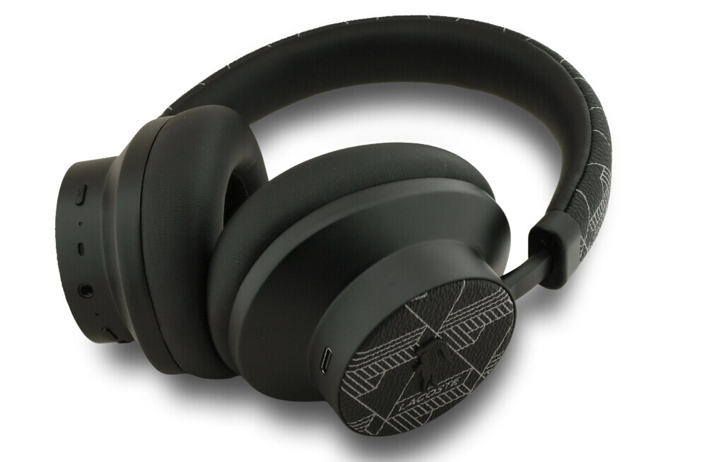 Słuchawki nauszne LACOSTE The Blend ANC Czarny Słuchawki Lacoste The Blend Hybrid ANC komfort wygodne nauszniki