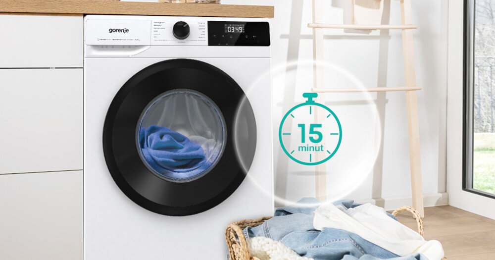 PRALKA GORENJE WNHB6X2SDS gotowe do założenia 15 minut odświeżanie wygodny cykl szybki