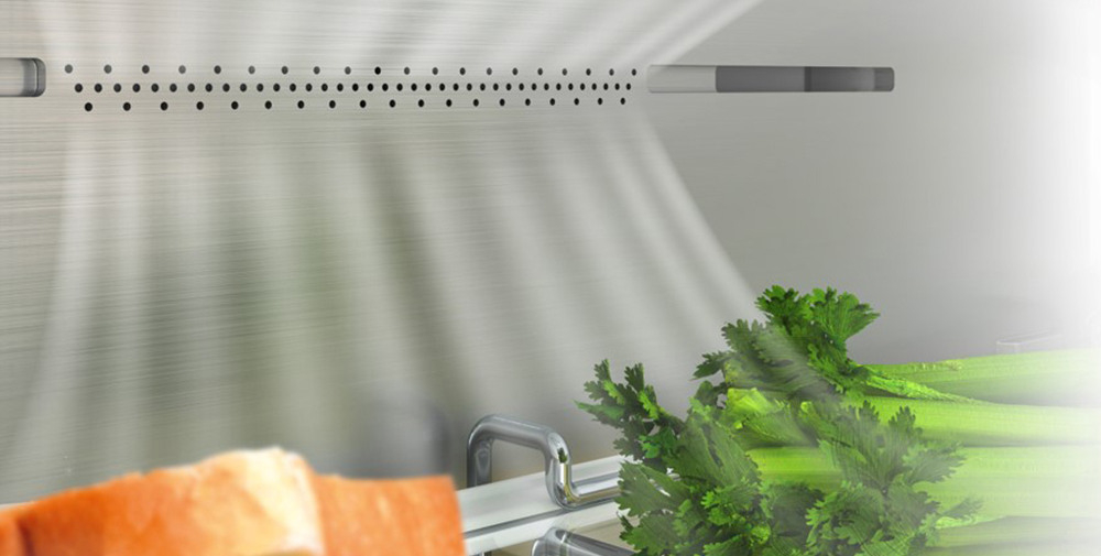 LODÓWKA HISENSE RB645N4BFE1 system Multi Air Flow równomierne rozprowadzanie powietrza chłodzenie