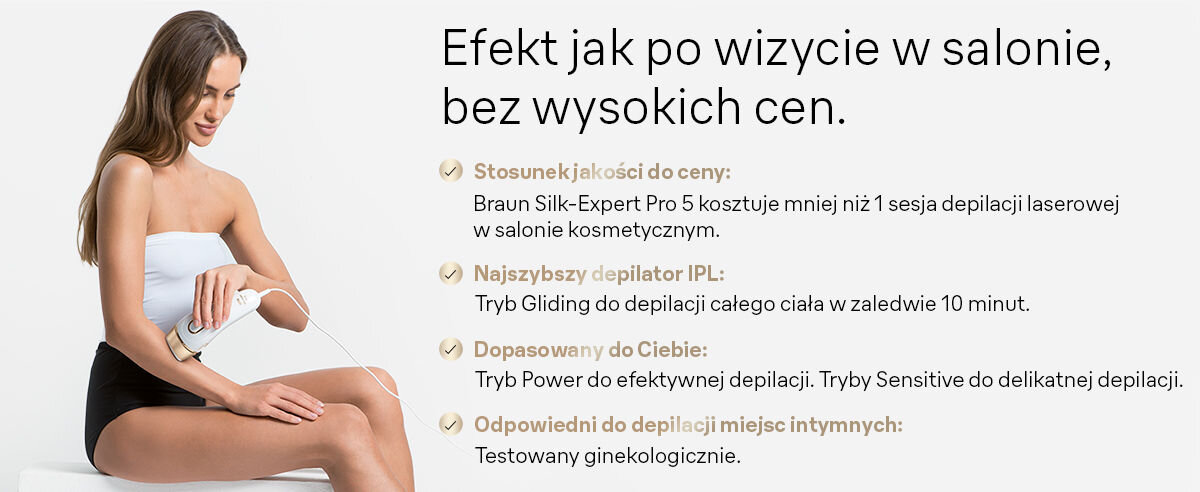 Depilator BRAUN Silk-expert Pro 5 IPL PL5382 Czujnik SkinPro 2.0