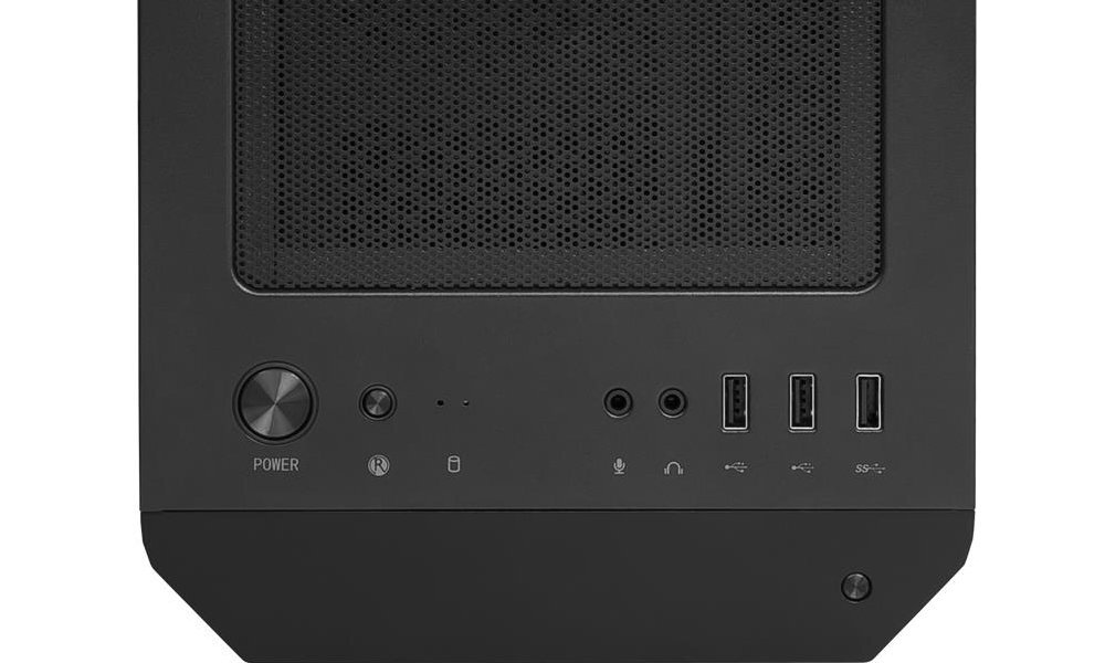 Obudowa MSI Mag Forge M100A - złącza USB 