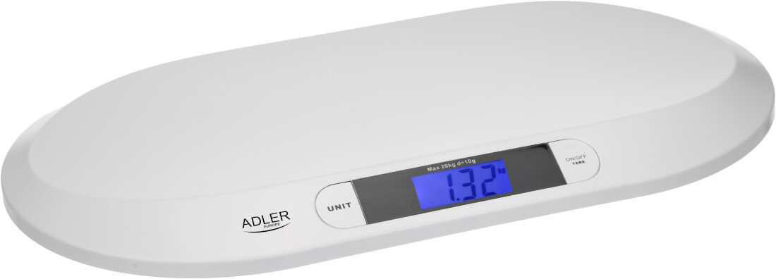 Waga dla niemowlat ADLER AD 8139 funkcja tarowania hold funkcja unit