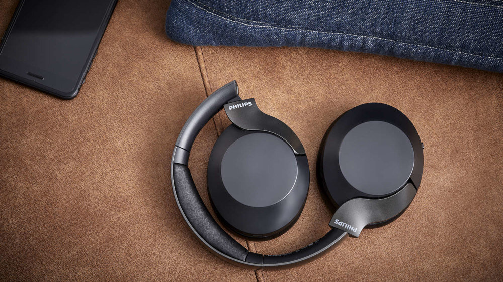 Słuchawki Nauszne PHILIPS TAPH805BK Czarny - Składana Konstrukcja