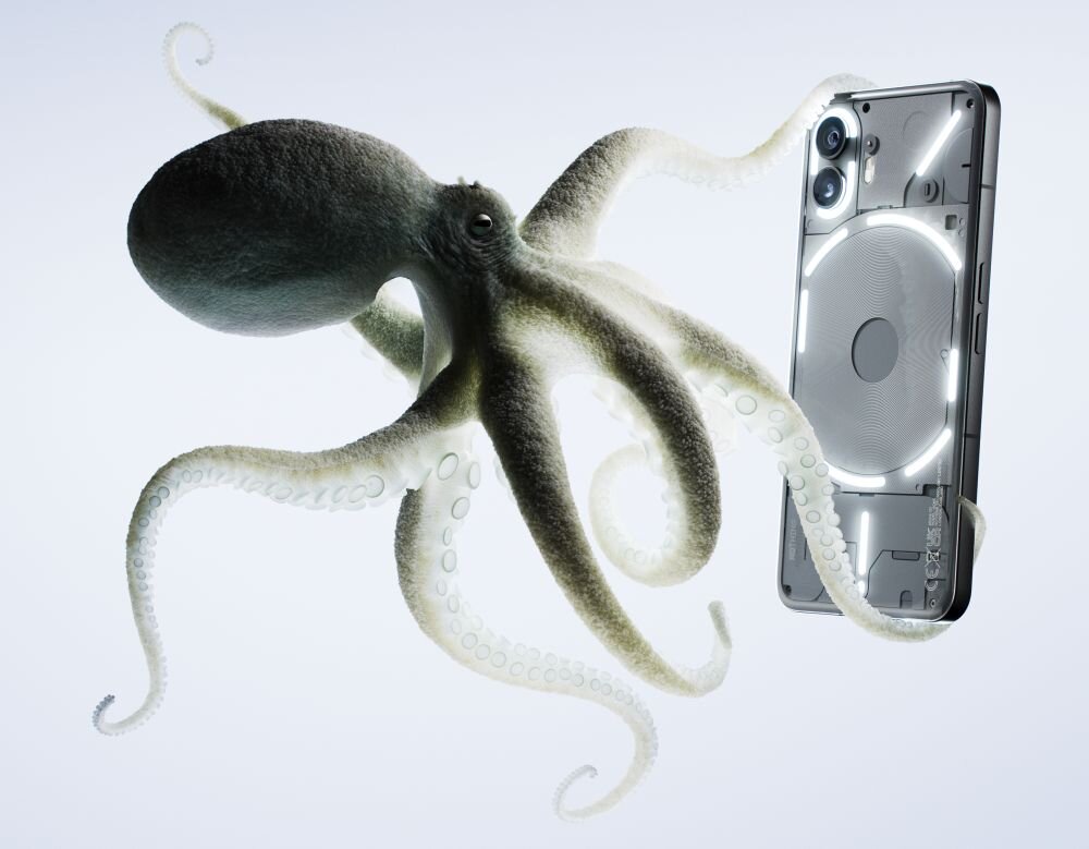 Smartfon NOTHING Phone 2   ekran bateria aparat procesor ram pamięć pojemność rozdzielczość zdjęcia filmy opis dane cechy blokady system łączność wifi bluetooth obudowa szkło odporność porty muzyka transfer sieć przekątna matryca waga czujniki oled amoled ips