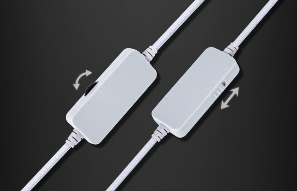 Słuchawki MARVO H8618 Tactic 40 - Zdominuj każdą rozgrywkę, pilot sterowania