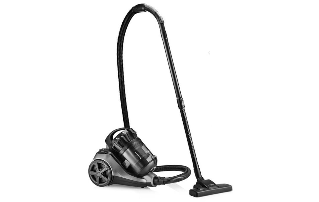 Odkurzacz MOZANO Max Cyclonic 4000 Szary bezpieczeństwo pracy lekka konstrukcja przenoszenie Termostat chroni silni gumowane kółka zabezpieczają podłogęk Zmywalne filtry wielokrotnego użytku Opróżnianie pojemnika  przyciski nożne obsługa