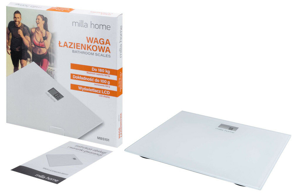Waga MILLA HOME MBS101 zawrtosc opakowania