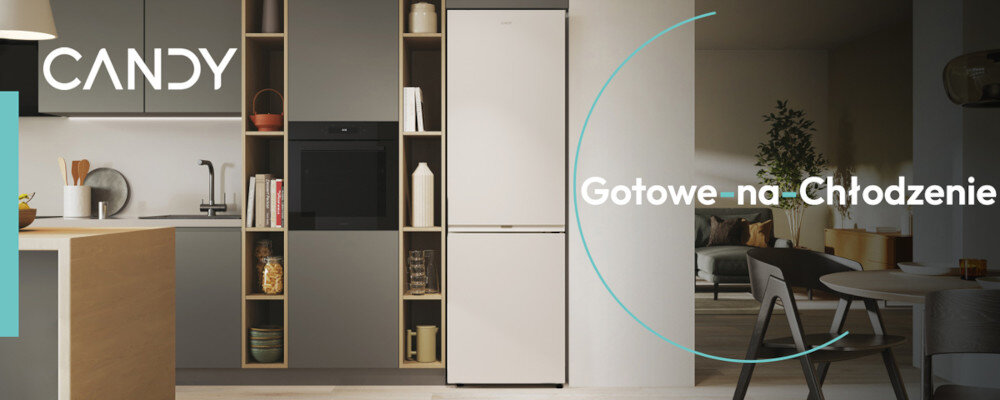 LODÓWKA CANDY CNCQ2T518EW FRESCO Total No Frost 