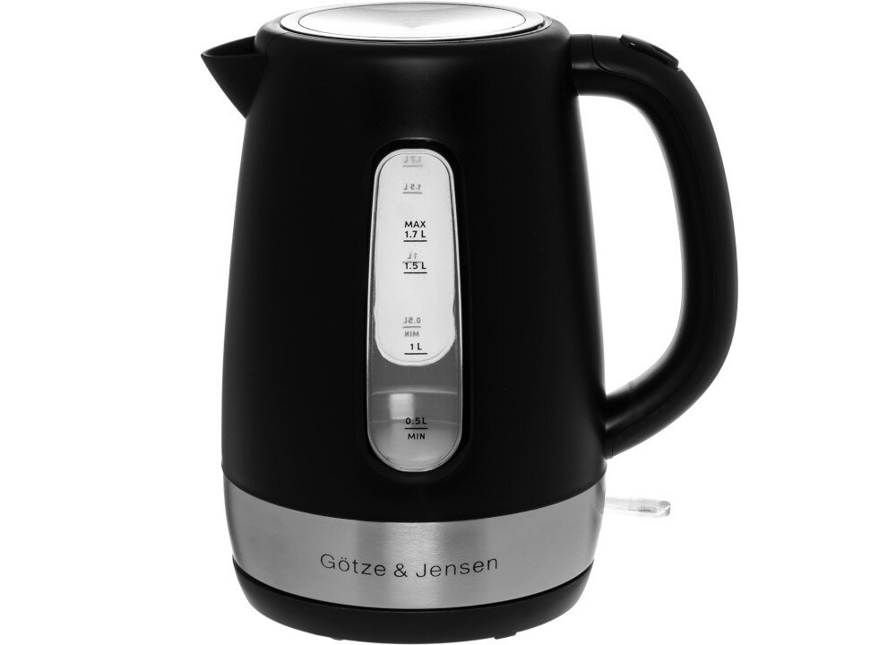 Czajnik GÖTZE & JENSEN KT401K Czarny 2200W pojemność 1,7L filtr antywapienny wyglad