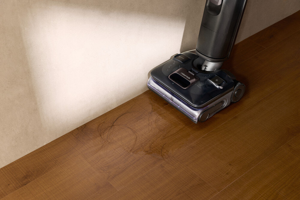 Odkurzacz ROBOROCK F25 Ultra Szczotka i krawędzie Pojedyncza szczotka podwójne czyszczenie krawędzi unoszący się prosty skrobak grzebień czyszczący przy ścianach i listwach