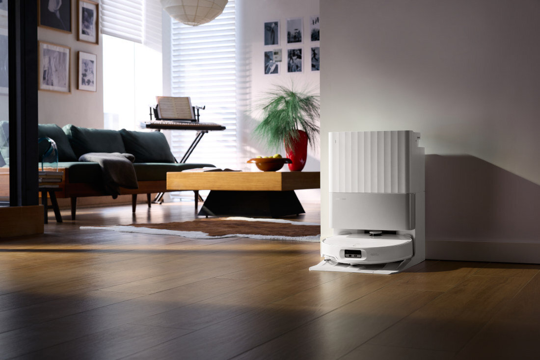 Robot sprzątający ROBOROCK Qrevo Edge 2 Pro Higiena bez obsługi ręcznej Stacja dokująca 3.0 Hygiene+ 99,99% bakterii pranie mopy woda temperatura Automatyczne dozowanie detergentu suszenie ciepłym powietrzem opróżnianie pojemnika na kurz osuszanie worka