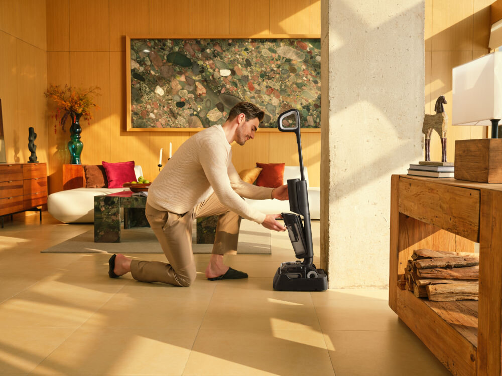 Odkurzacz ROBOROCK F25 Ace Combo codzienna wygoda zbiornik brudna woda czysta woda pojemność Automatyczny dozownik detergentu około 30 dni sprzątania alerty głosowe informacja