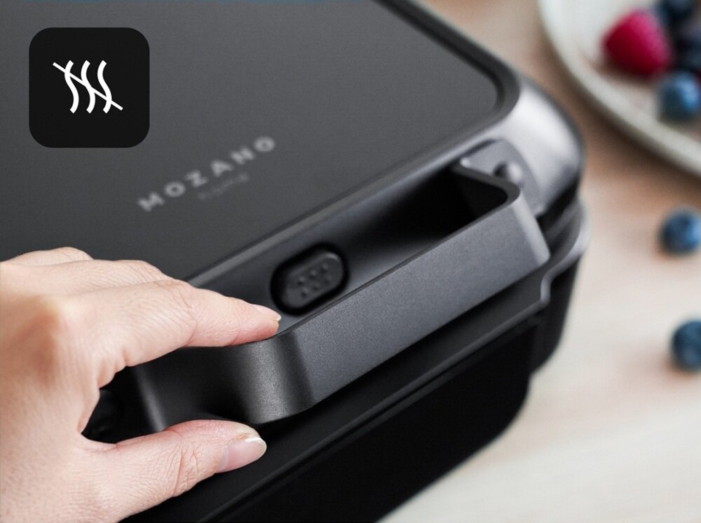 Gofrownica MOZANO Genius AGD-GOF-002 obudowa ze stali, odporna na codzienne użytkowanie, komponuje się