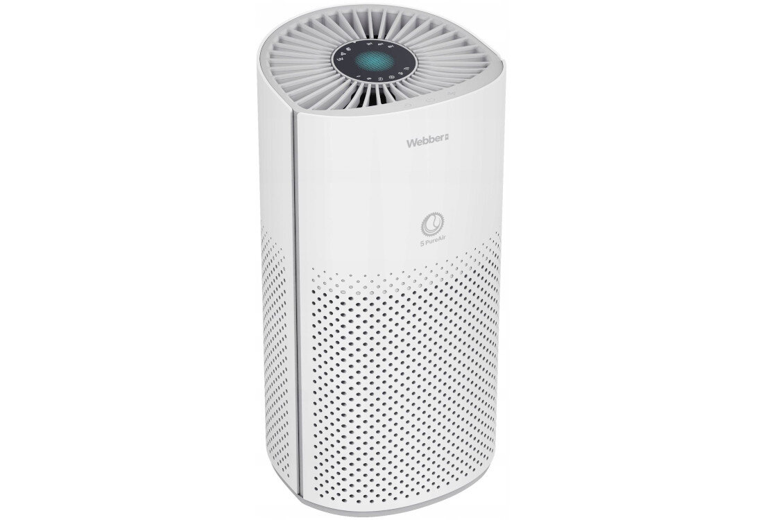 Oczyszczacz powietrza WEBBER Roseg AP8550 WiFi Do pomieszczeń do 25 m²  w sypialni, pokoju dziecka, biurze lub salonie wspierając koncentrację i regenerację
