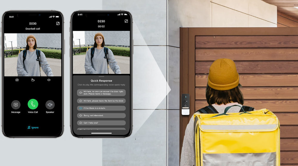 Zestaw wideodomofonowy TP-LINK Tapo D230S1 Bezpieczeństwo smart komunikacja bateria wytrzymałość