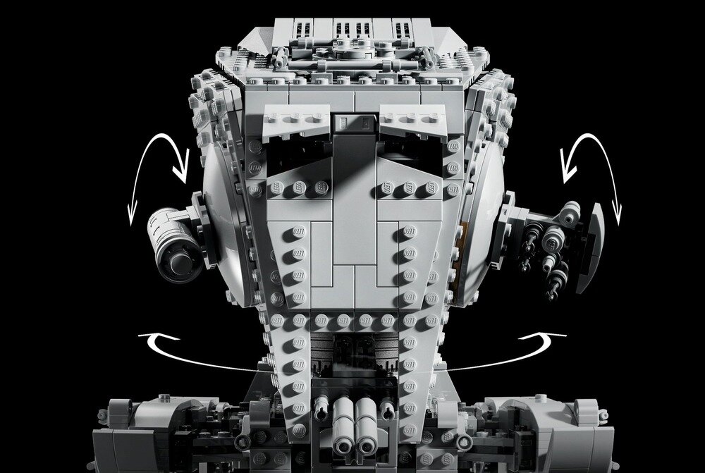 LEGO 75417 Star Wars Maszyna krocząca AT-ST    37 cm wysokości, 22 cm długości i 22 cm szerokości  