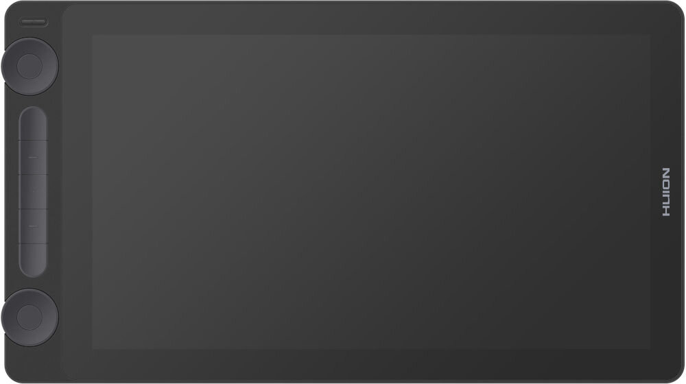 Tablet graficzny HUION Kamvas 13 gen. 3
					tryb tabletu piórkowego, możliwość użytkowania zarówno z włączonym wyświetlaczem, jak i w trybie klasycznego tabletu piórkowego,
					białe tło, urządzenie od frontu