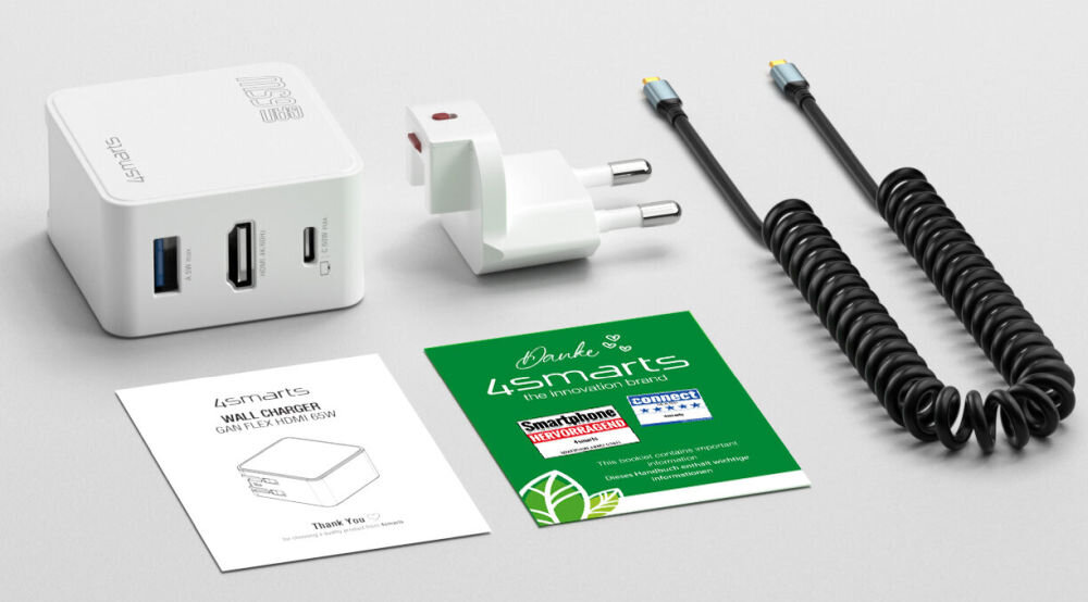 Ładowarka sieciowa 4SMARTS Flex 65W
            zawartośc zestawu