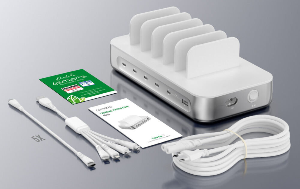 Stacja ładująca 4SMARTS Team 100 W zestaw