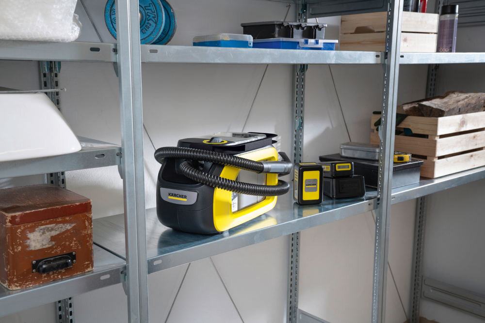 Odkurzacz KARCHER SE 3-18 Compact 1.081-500.0 lekka konstrukcja kompaktowa waga wymiary długość szerokość wysokość