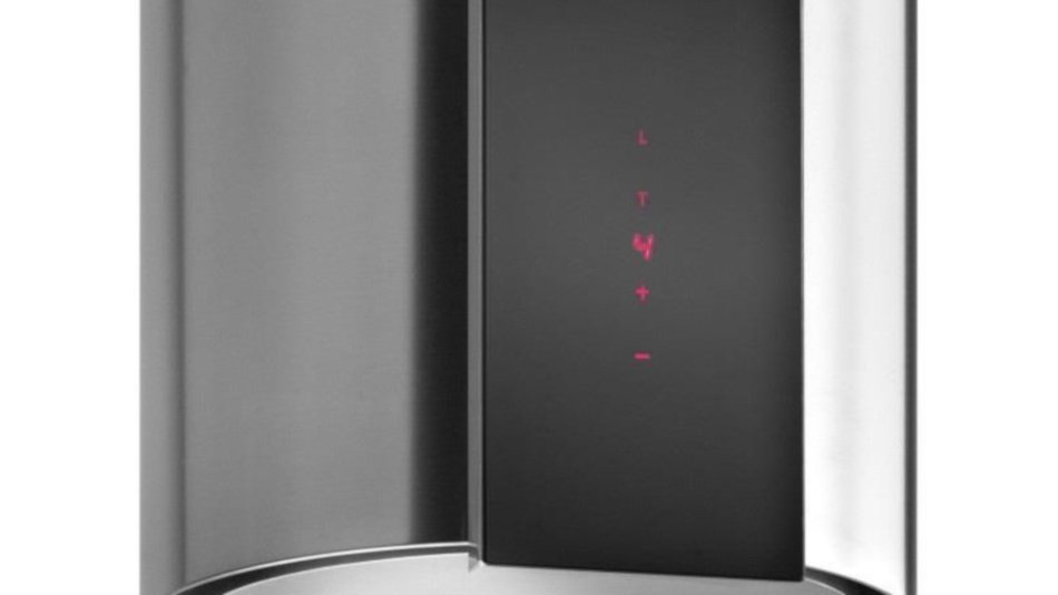 Okap VDB Tube Glass Inox - Sterowanie