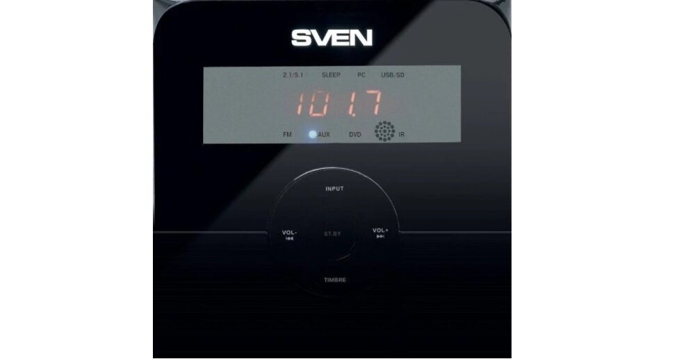 Głośniki SVEN 5.1 HT-200 intuicyjna obsługa wyświetlacz LED