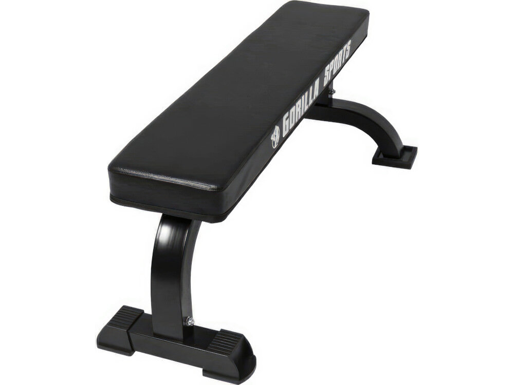 Ławka do ćwiczeń GORILLA SPORTS 2985 lawka prosta rama ze stali obciazenie do 400 kg