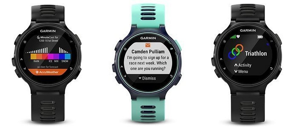 Zegarek sportowy GARMIN Forerunner 735XT powiadomienia