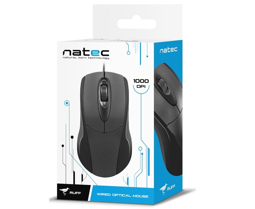 Mysz NATEC Ruff OEM - mimnimalistyczna konstrukcja