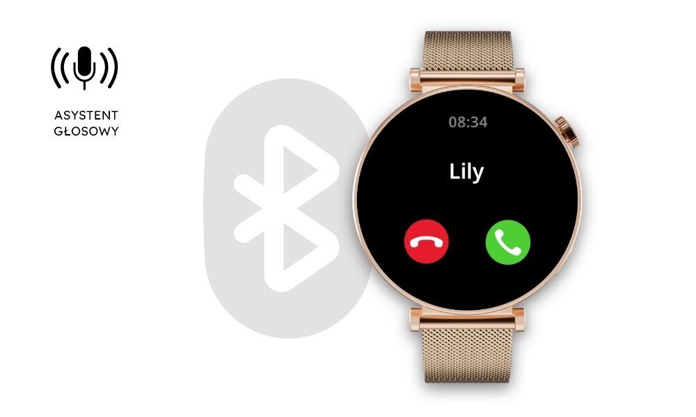 Smartwatch GARETT Rose Komunikacja 