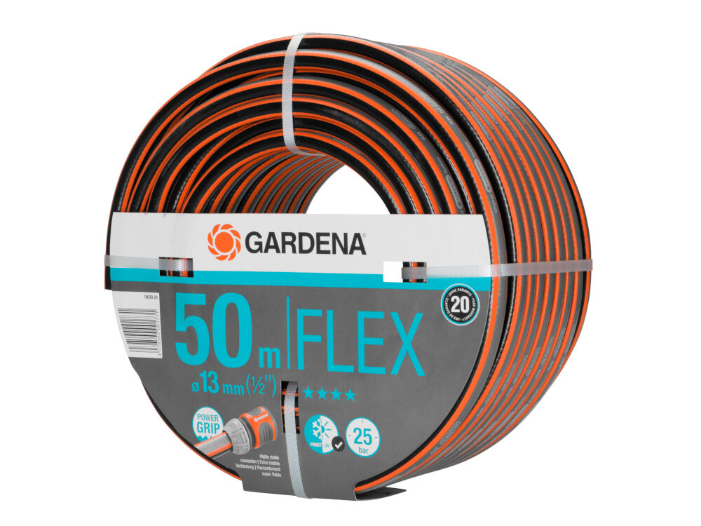 Wąż ogrodowy GARDENA Comfort Flex 1-2 cala 50 m 18039-20 zestaw