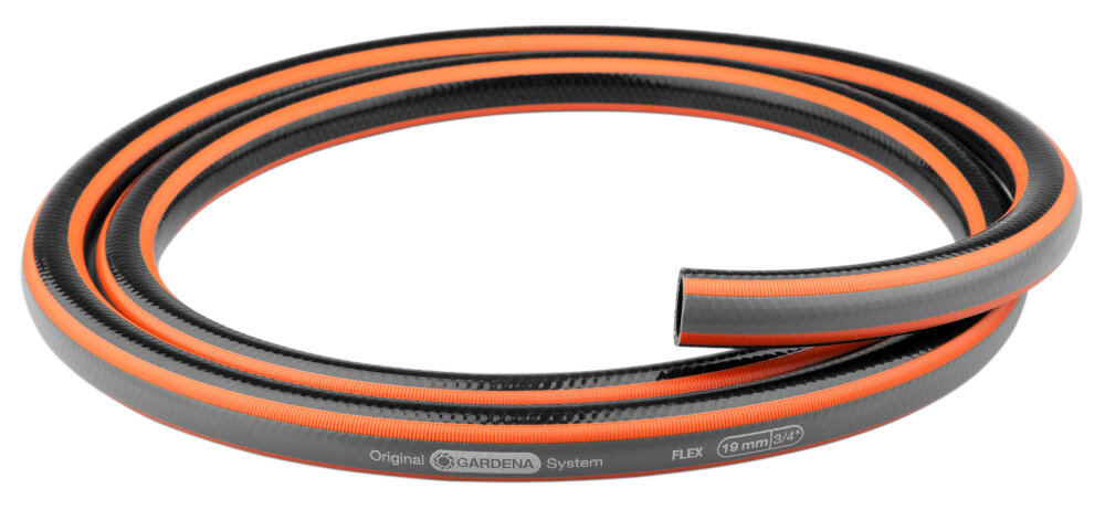 Wąż ogrodowy GARDENA Comfort Flex 3-4 cala 25 m 18053-20 odpornosc na promienie UV ochrona materialu odpornosc na mroz trwalosc w trudnych warunkach pogodowych zachowuje swoje wlasciwosci przez caly rok