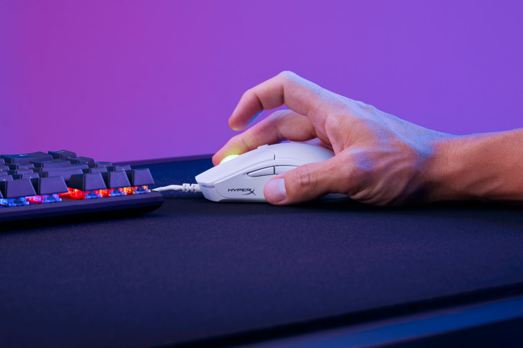 Mysz HYPERX Pulsefire Haste 2 platformy szybkość precyzja czujnik personalizacja rolki