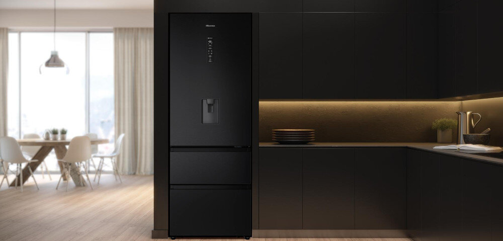 LODÓWKA HISENSE RF632N4AFE1 szuflada owoce warzywa FreshCrisper