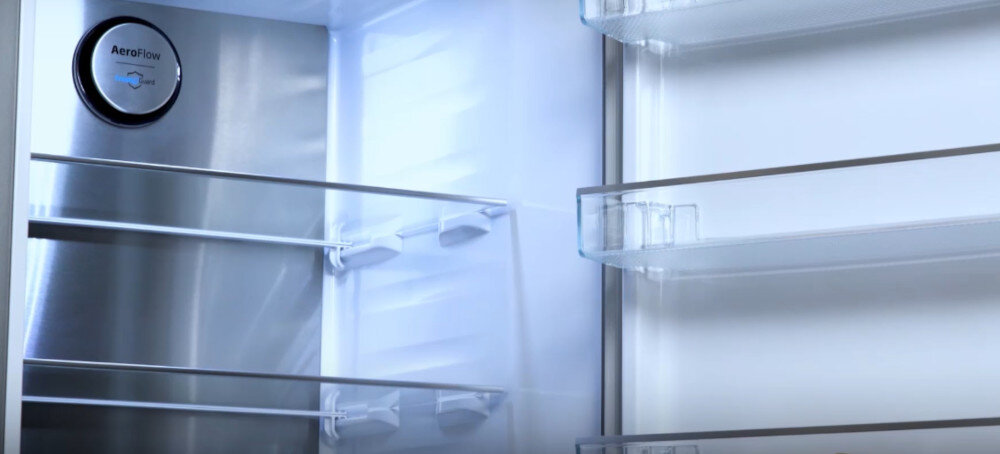 LODÓWKA BEKO BCNA275E5ZSN ściana metalowa metalwall higiena czystość